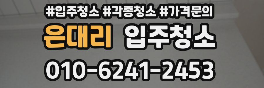 은대리 이사청소