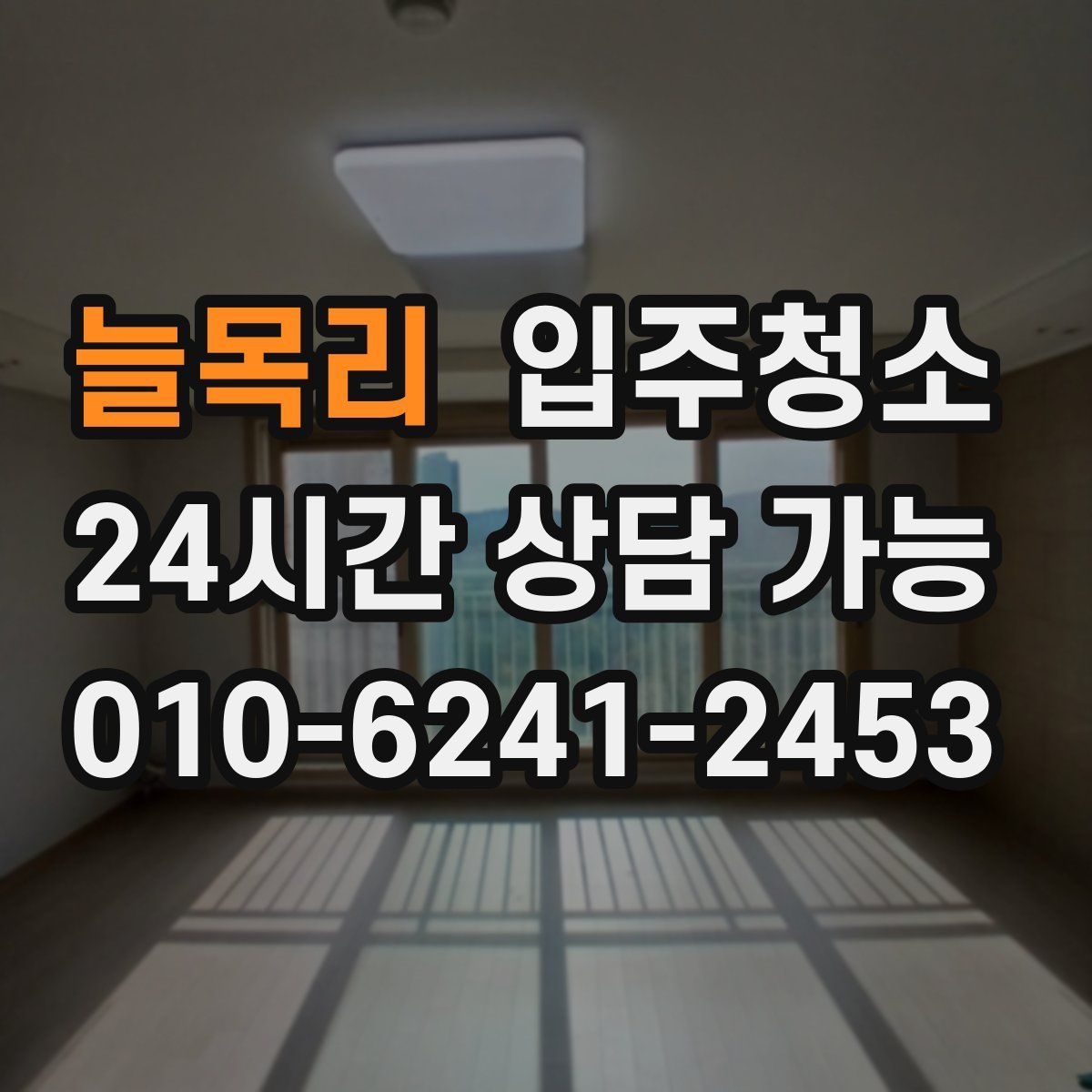 늘목리 원룸청소