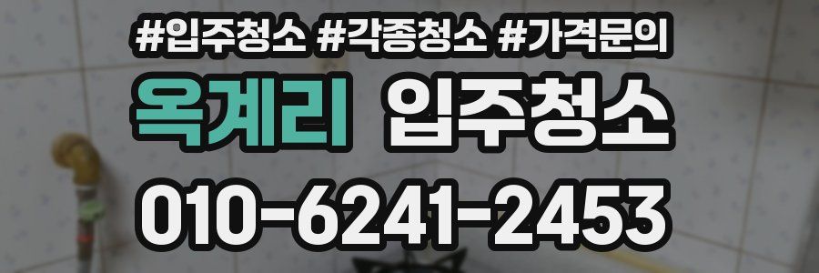 옥계리 이사청소