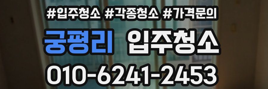 궁평리 이사청소