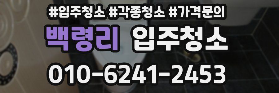 백령리 이사청소