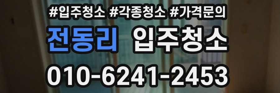 전동리 이사청소