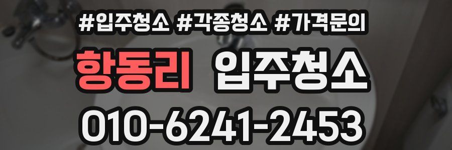 항동리 이사청소