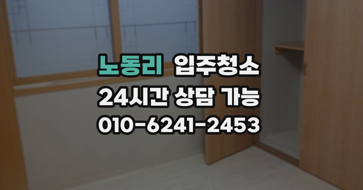 노동리 입주청소