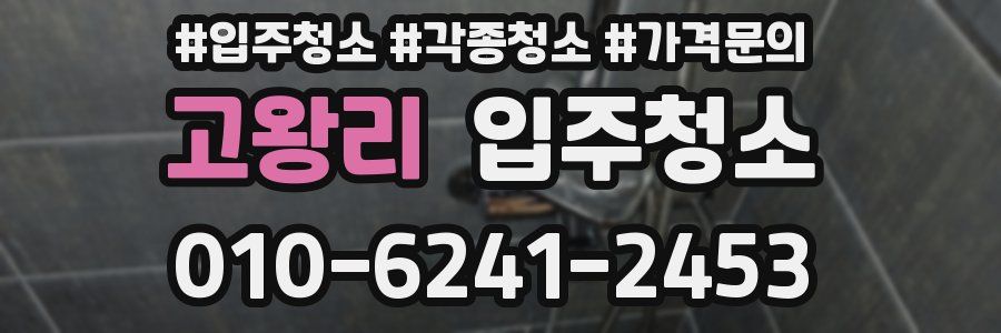 고왕리 이사청소