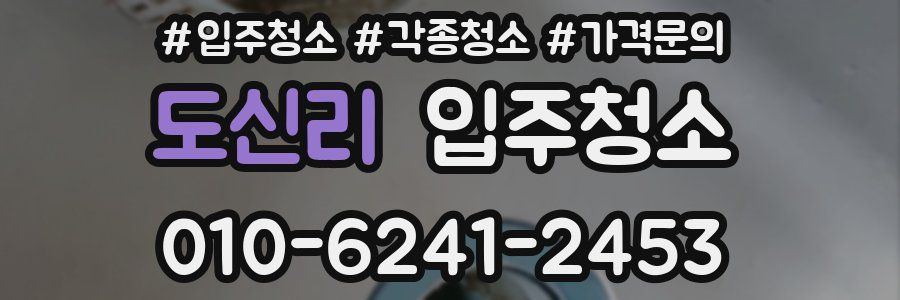 도신리 이사청소