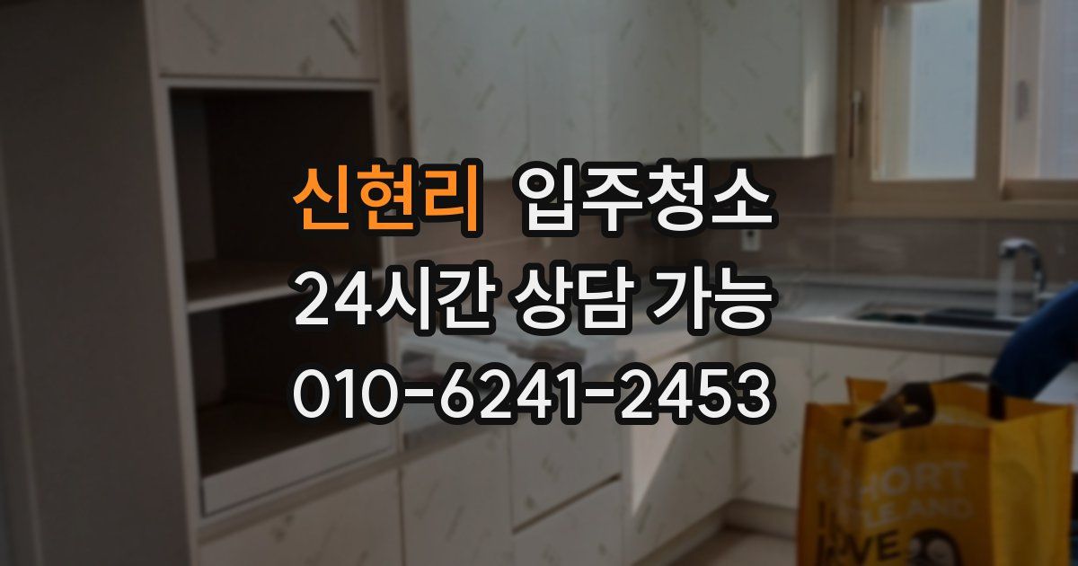 신현리 입주청소