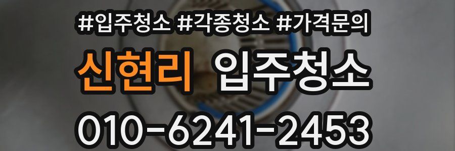 신현리 이사청소