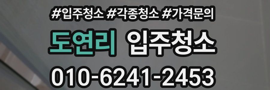 도연리 이사청소