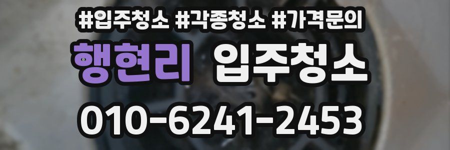 행현리 이사청소