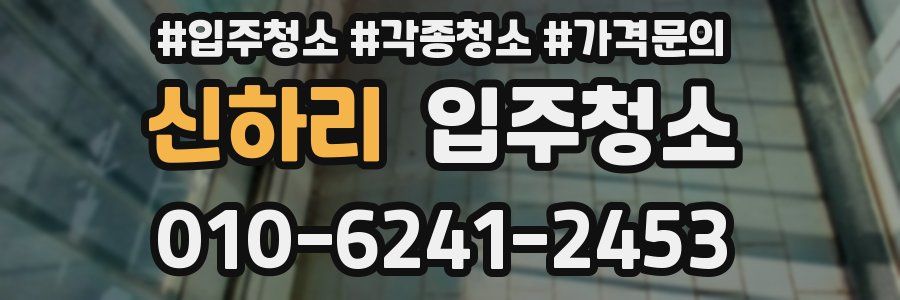 신하리 이사청소