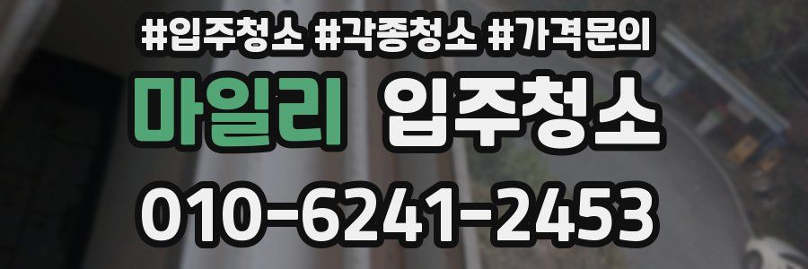 마일리 이사청소