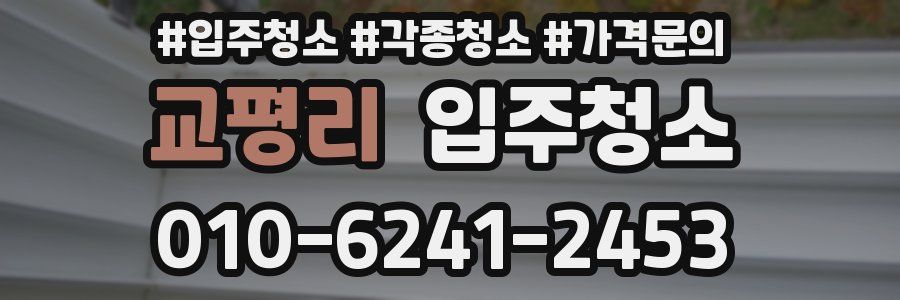 교평리 이사청소