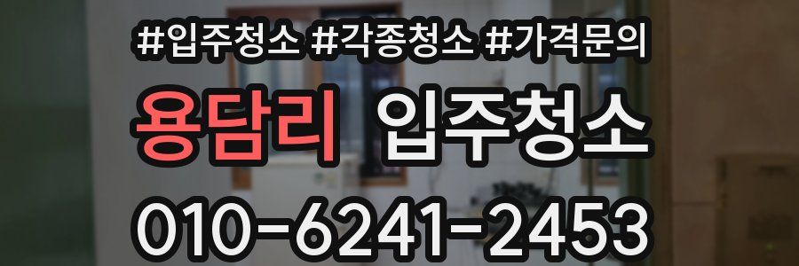 용담리 이사청소