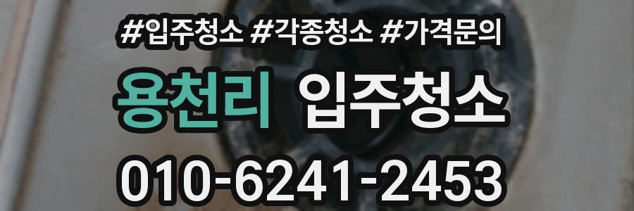 용천리 이사청소