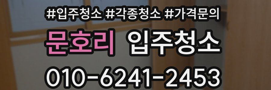 문호리 이사청소