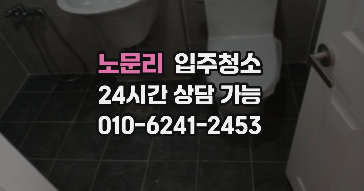 노문리 입주청소