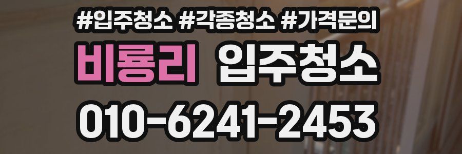 비룡리 이사청소