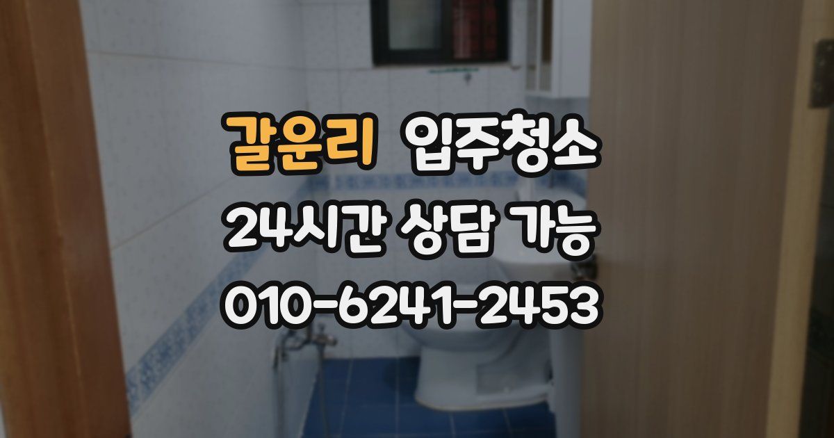 갈운리 입주청소