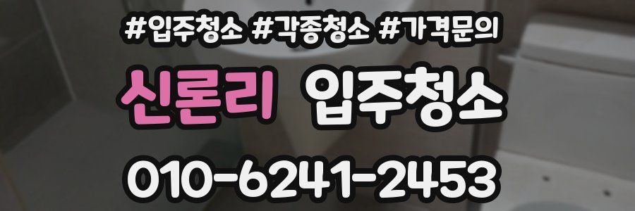 신론리 이사청소