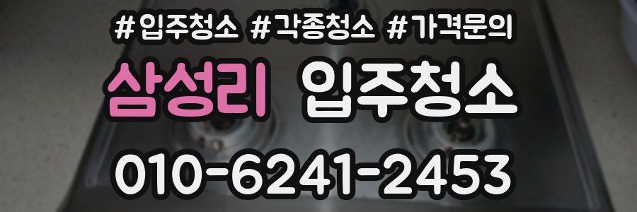 삼성리 이사청소