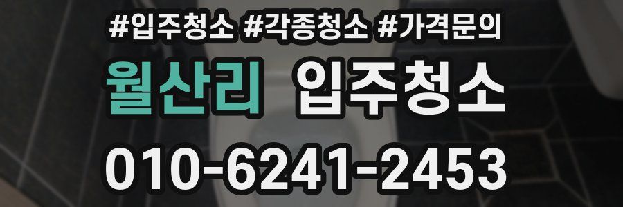 월산리 이사청소