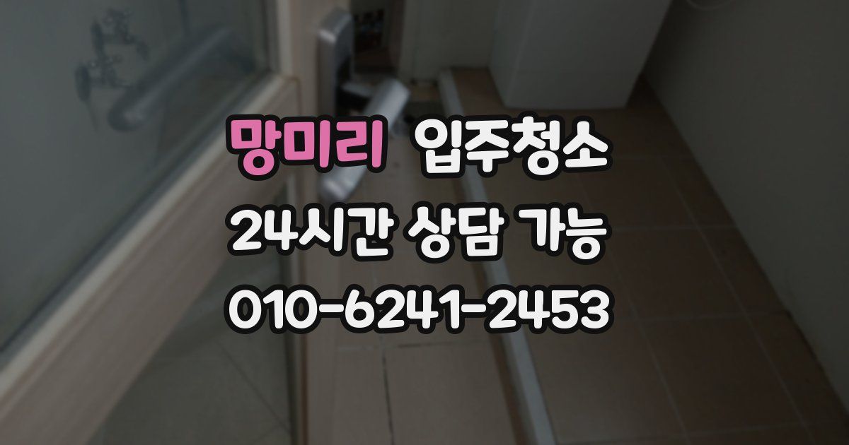 망미리 입주청소