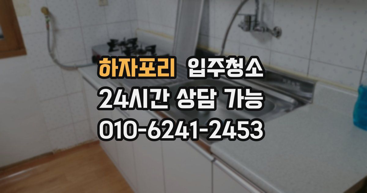 하자포리 입주청소