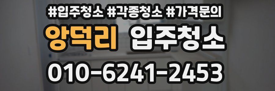 앙덕리 이사청소