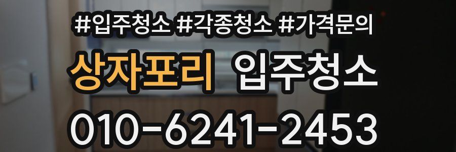 상자포리 이사청소