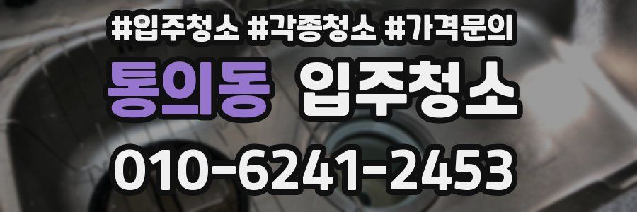 통의동 이사청소