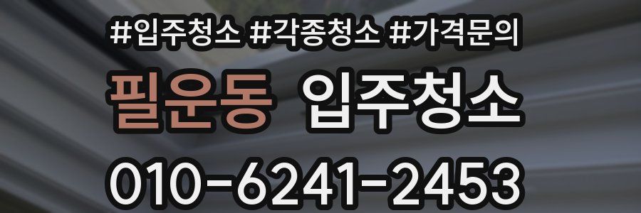 필운동 이사청소