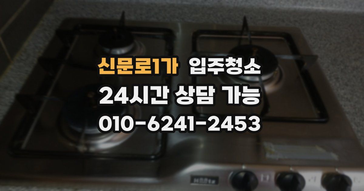 신문로1가 입주청소