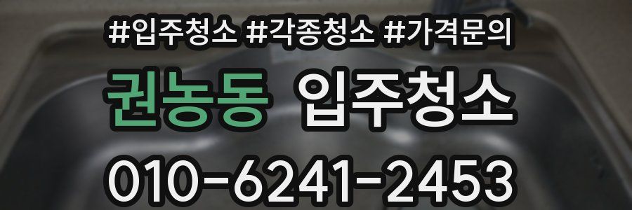 권농동 이사청소