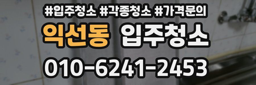 익선동 이사청소