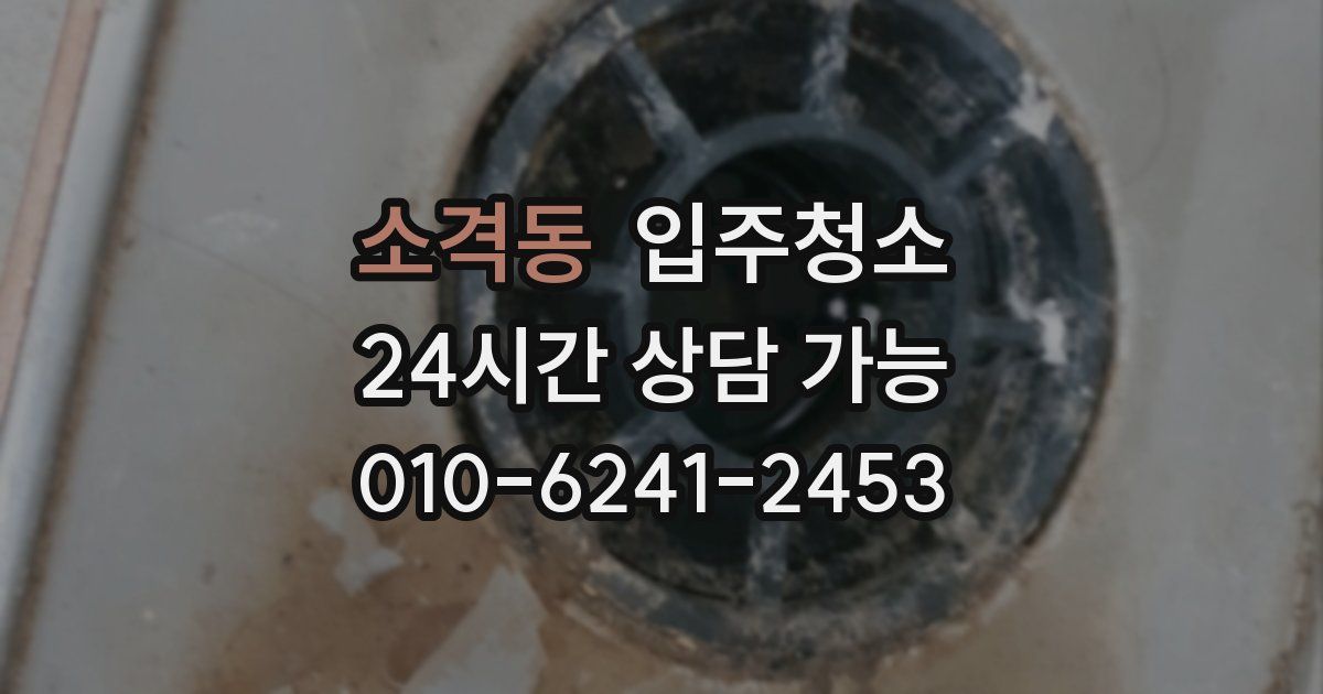 소격동 입주청소