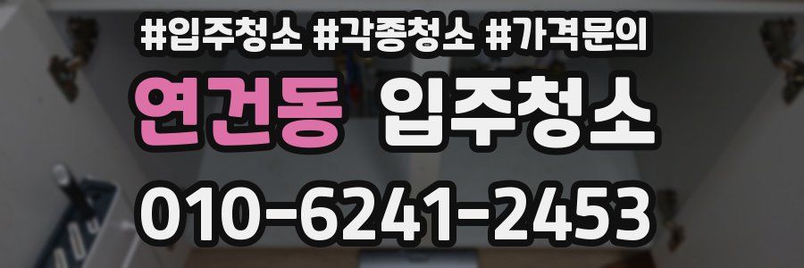 연건동 이사청소