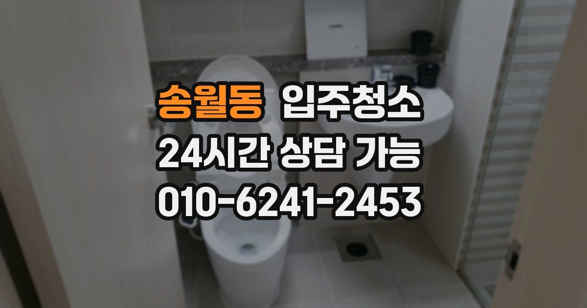 송월동 입주청소