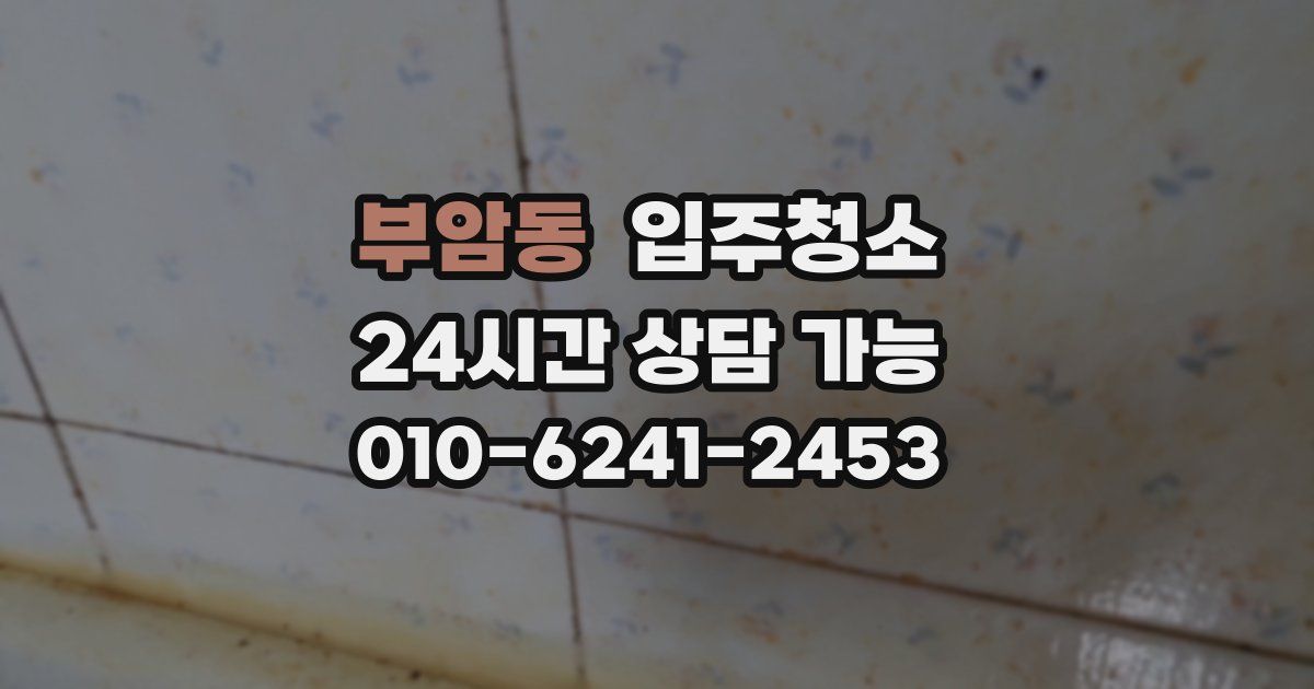 부암동 입주청소