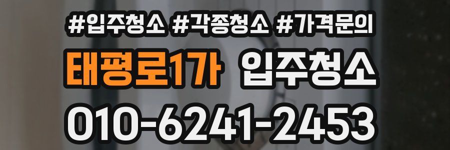 태평로1가 이사청소