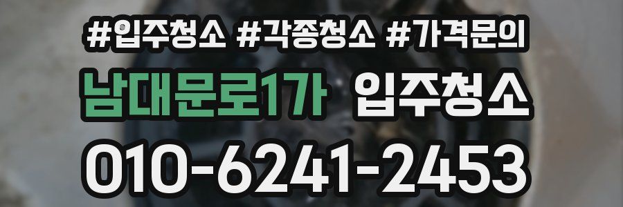 남대문로1가 이사청소