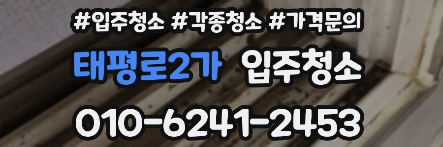 태평로2가 이사청소