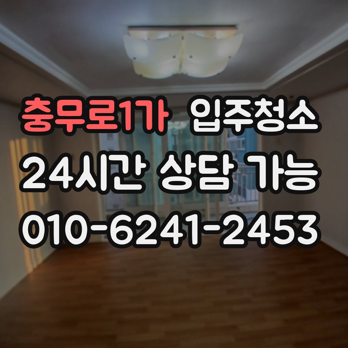 충무로1가 원룸청소