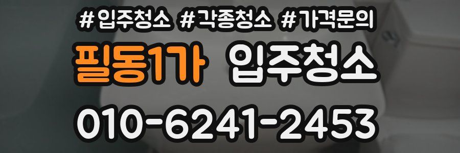 필동1가 이사청소