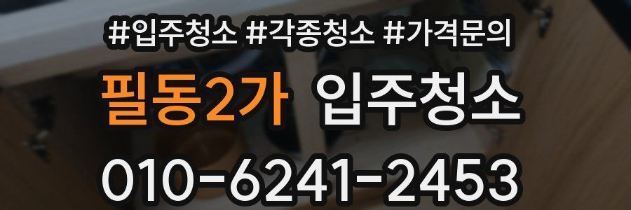 필동2가 이사청소