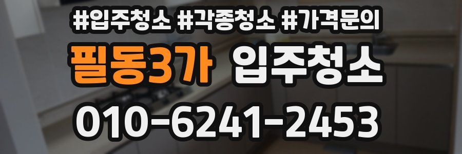 필동3가 이사청소