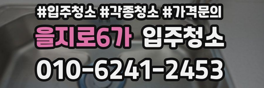 을지로6가 이사청소