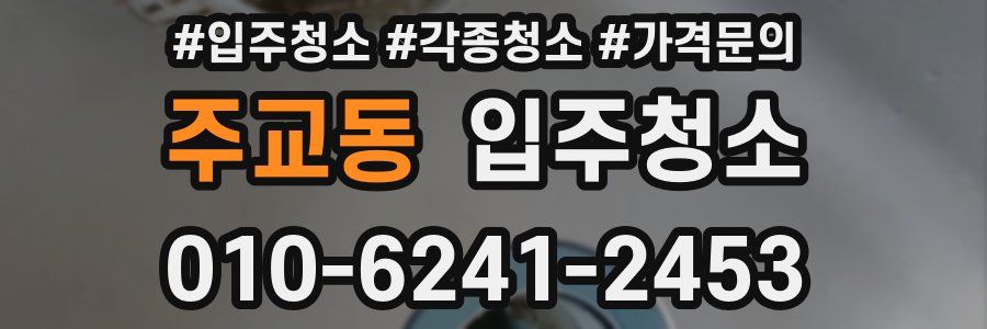 주교동 이사청소