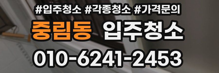 중림동 이사청소