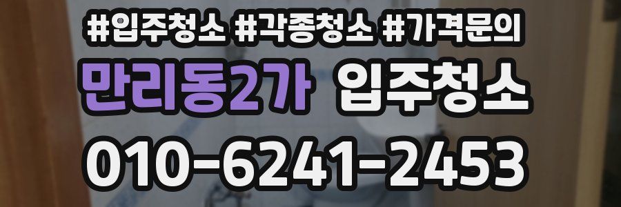 만리동2가 이사청소